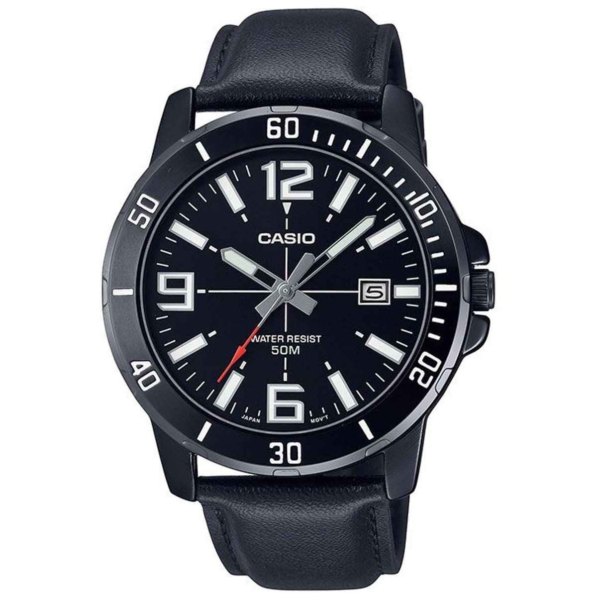 CASIO - Reloj Casio MTP-VD01BL-1BV Hombre - Negro