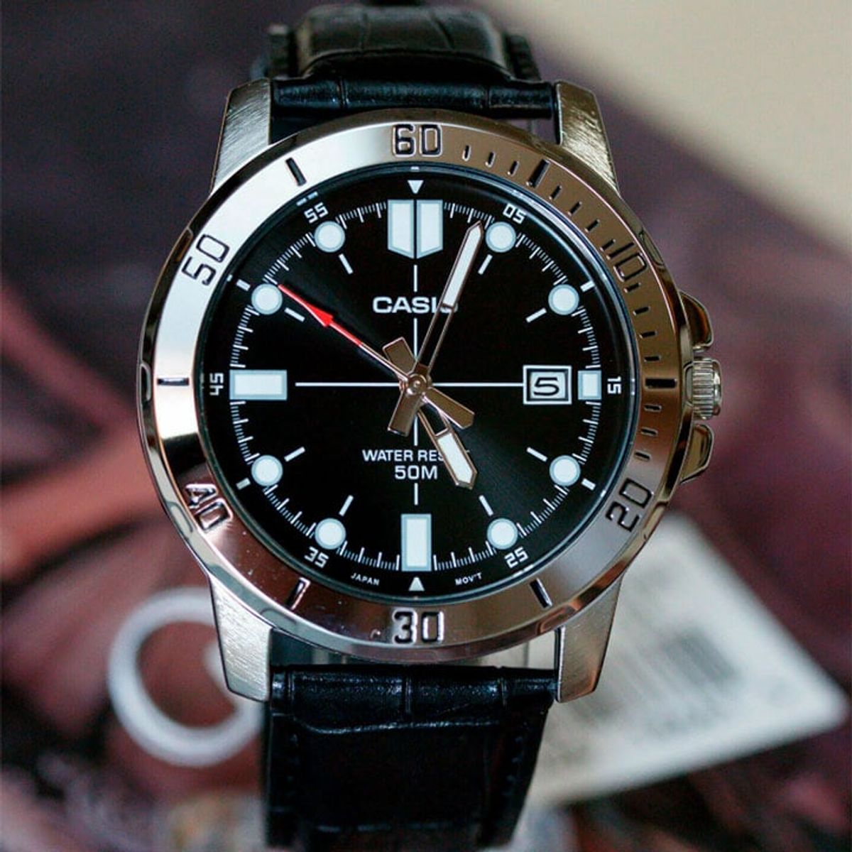 CASIO - Reloj Casio MTP-VD01L-1EV Hombre - Negro