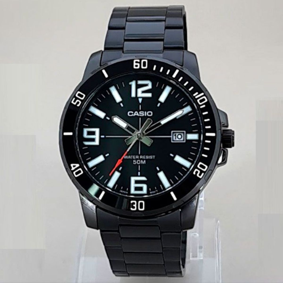 CASIO - Reloj Casio MTP-VD01B-1BV - Negro