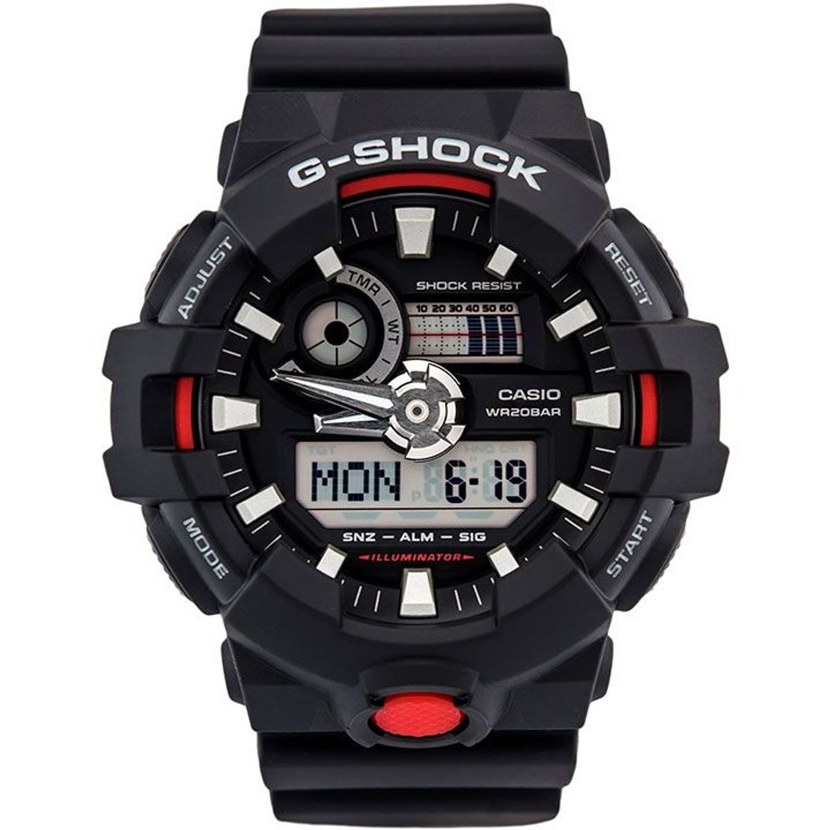 CASIO - Reloj Casio G-Shock GA-700-1A Hombre - Negro