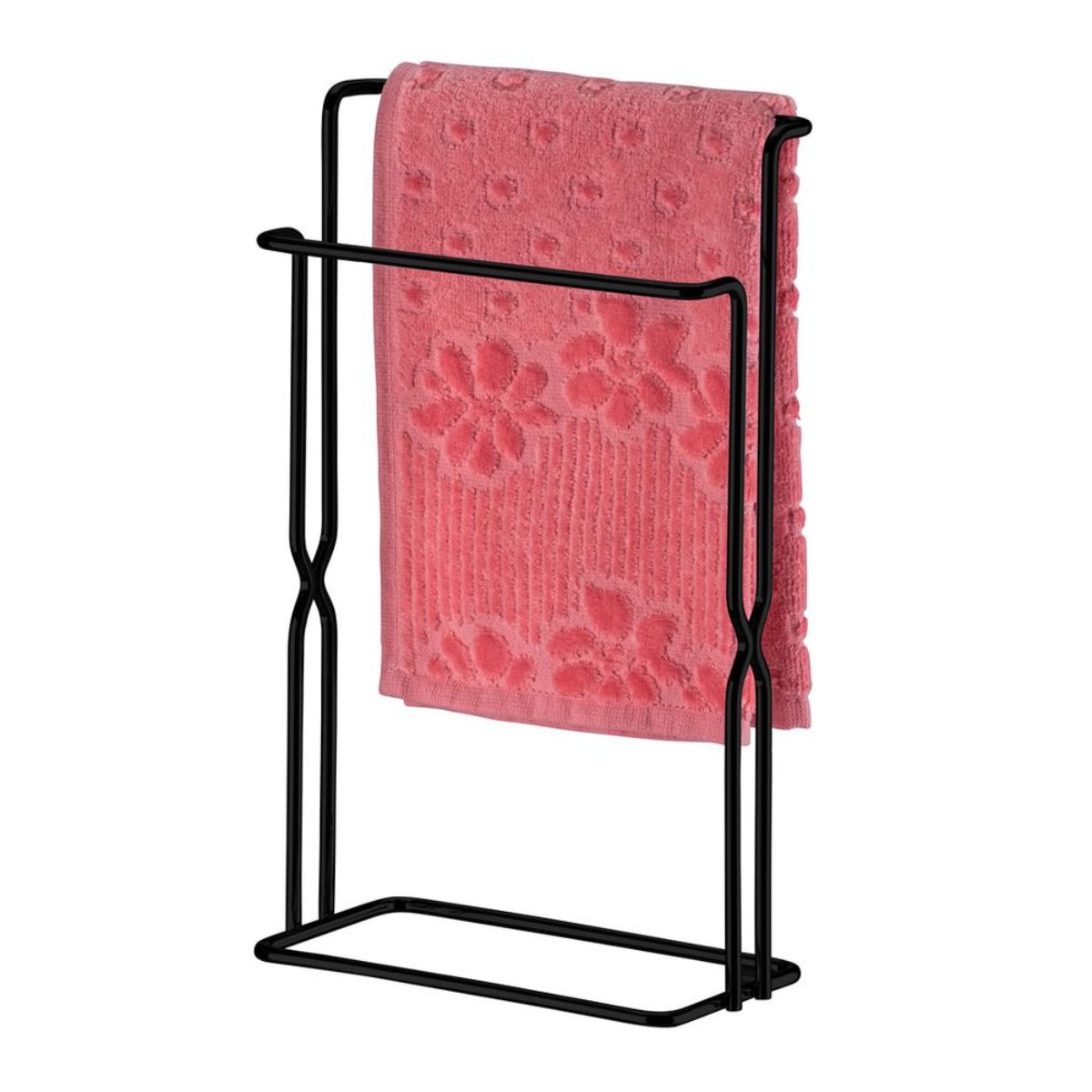 FUTURE - Toallero de mano doble Future Superiore negro