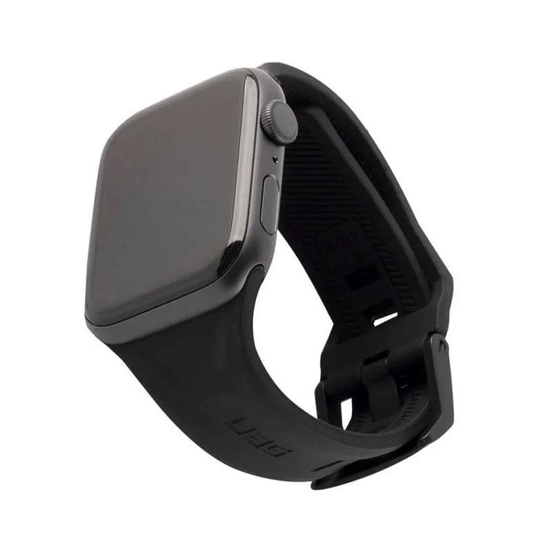URBAN ARMOR GEAR - Correa UAG para Apple Watch 42-44 MM color Negro Premium