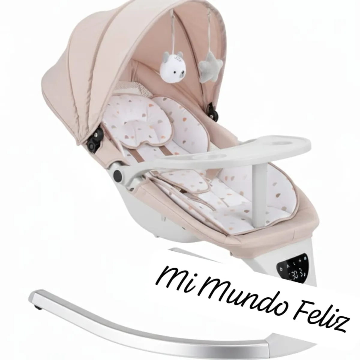 BABY - Mecedora para Bebe Musical Automatica Infantil Beige
