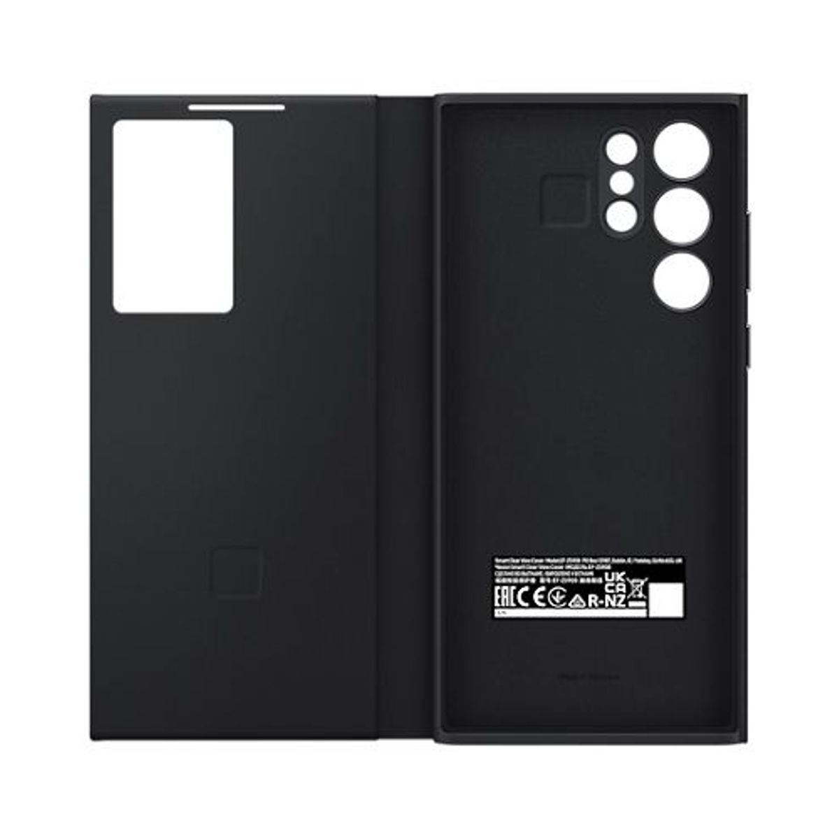 SAMSUNG - Samsung Galaxy S22 Ultra S-View Flip Cover EF-ZS908 - Negro
