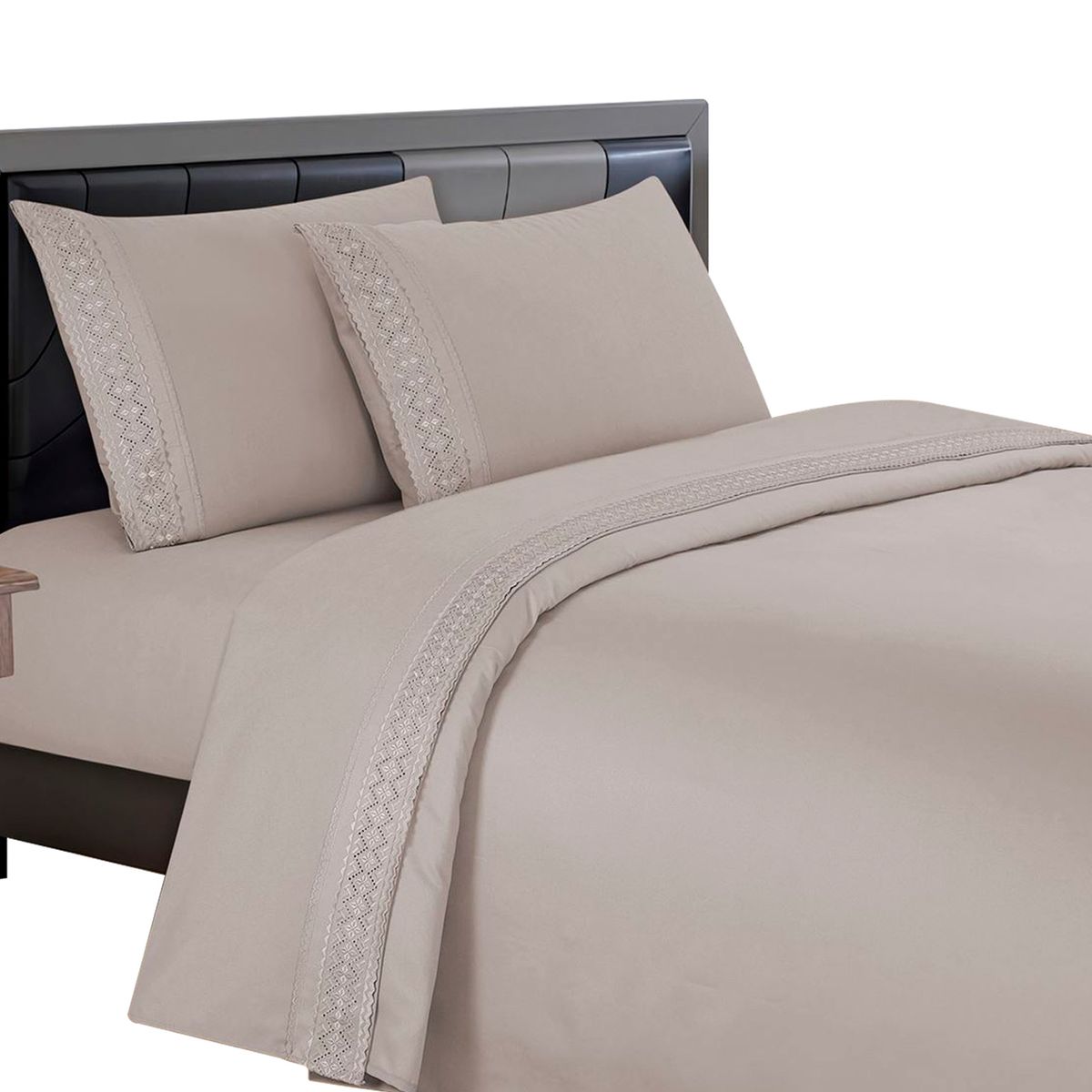 CASATEX - Juego de Sábanas  100%Algodón KING - DORADO