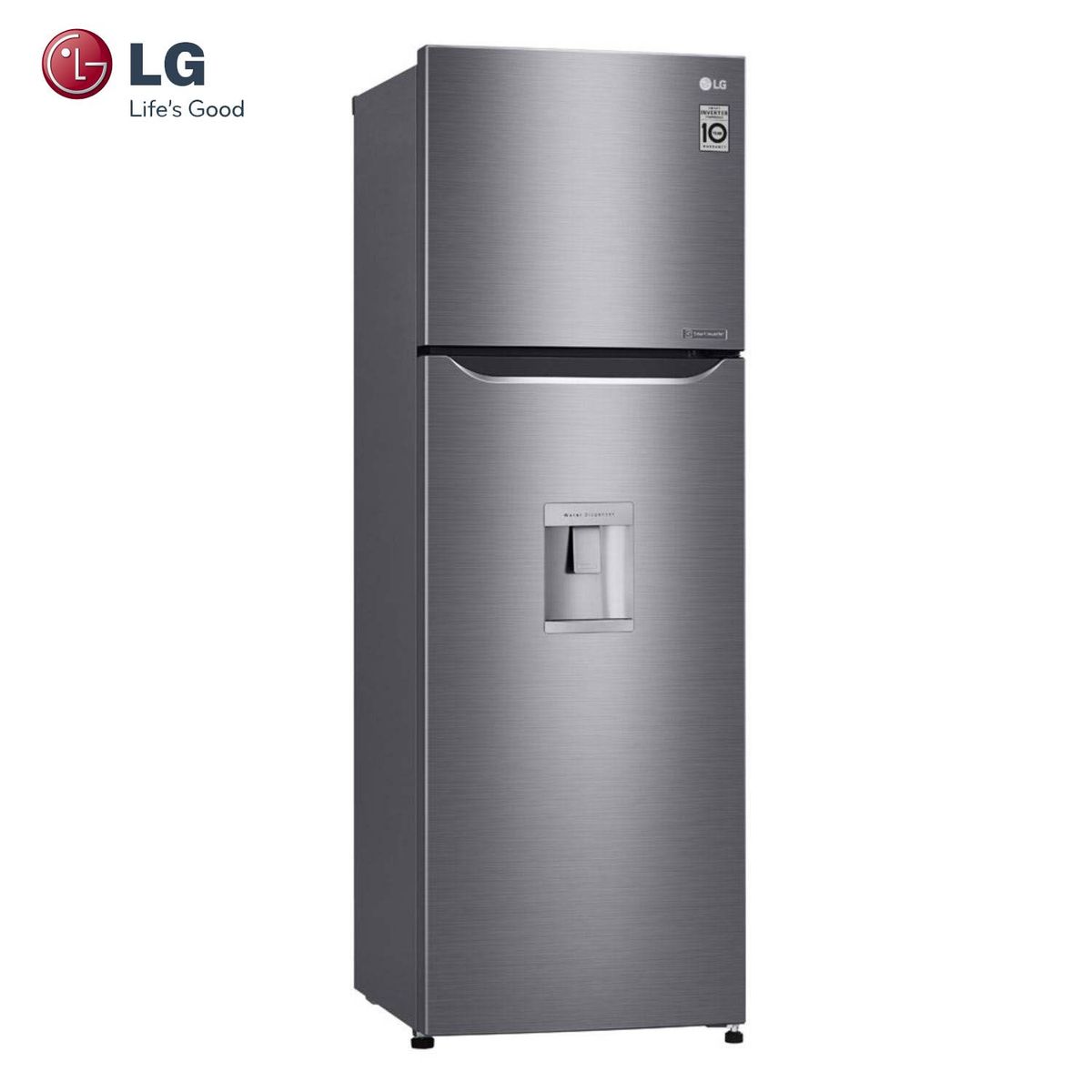 LG - Refrigeradora LG 254 Lt Top Freezer con Door Cooling GT29WPPDC INOX