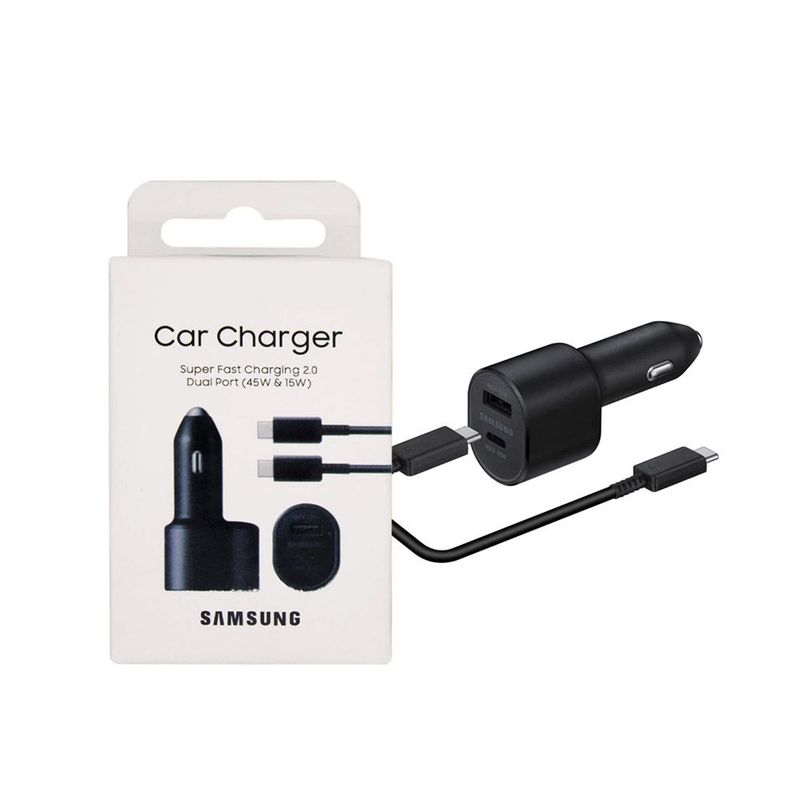 SAMSUNG - Cargador de Auto Super Carga Rapida Samsung 45W - S22 Note Ultra Otros