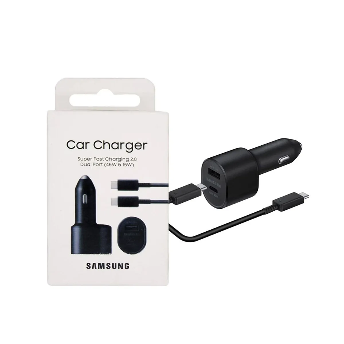 SAMSUNG - Samsung Cargador 45W  Cargador Auto 45W  Audífonos AKG Tipo-C 3en1