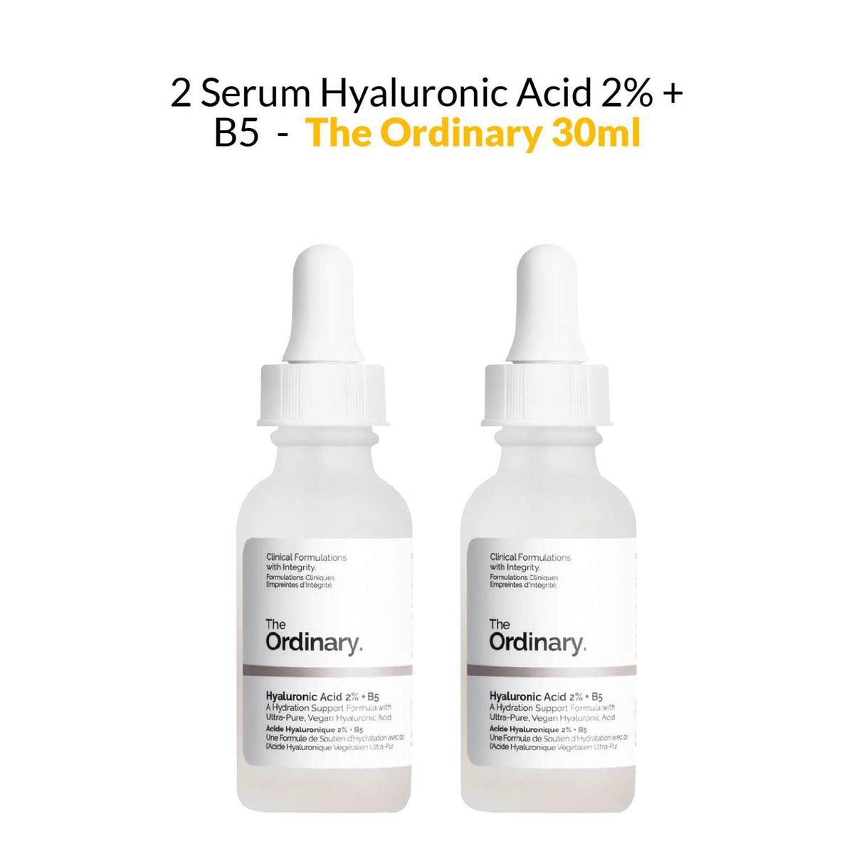 THE ORDINARY - 2 Serum Hyaluronic Acid 2  B5 - The Ordinary 30ml.