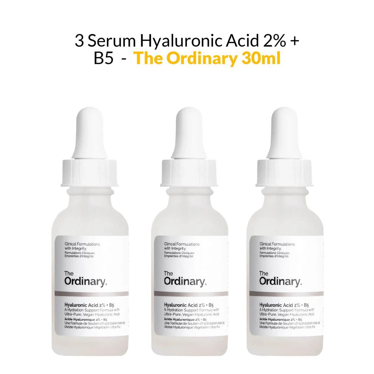 THE ORDINARY - 3 Serum Hyaluronic Acid 2  B5 - The Ordinary 30ml.