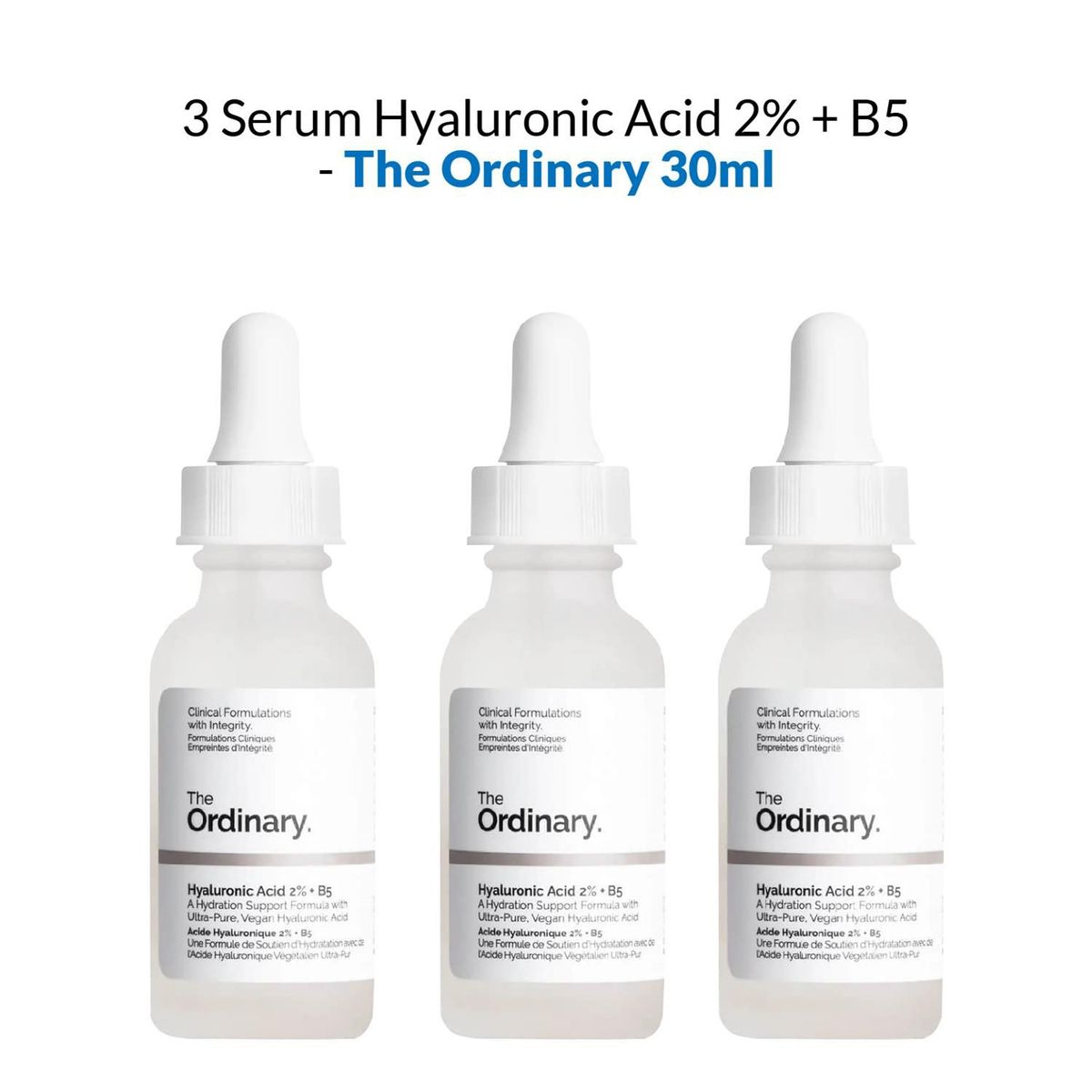 THE ORDINARY - 3 Serum Hyaluronic Acid 2  B5 - The Ordinary 30ml.