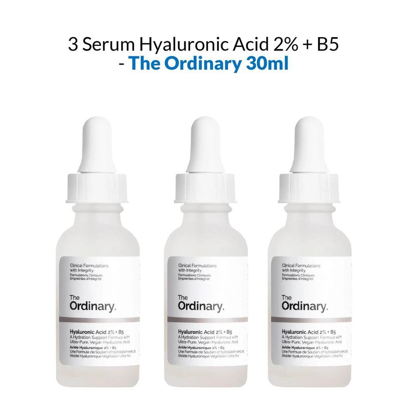 THE ORDINARY - 3 Serum Hyaluronic Acid 2  B5 - The Ordinary 30ml.