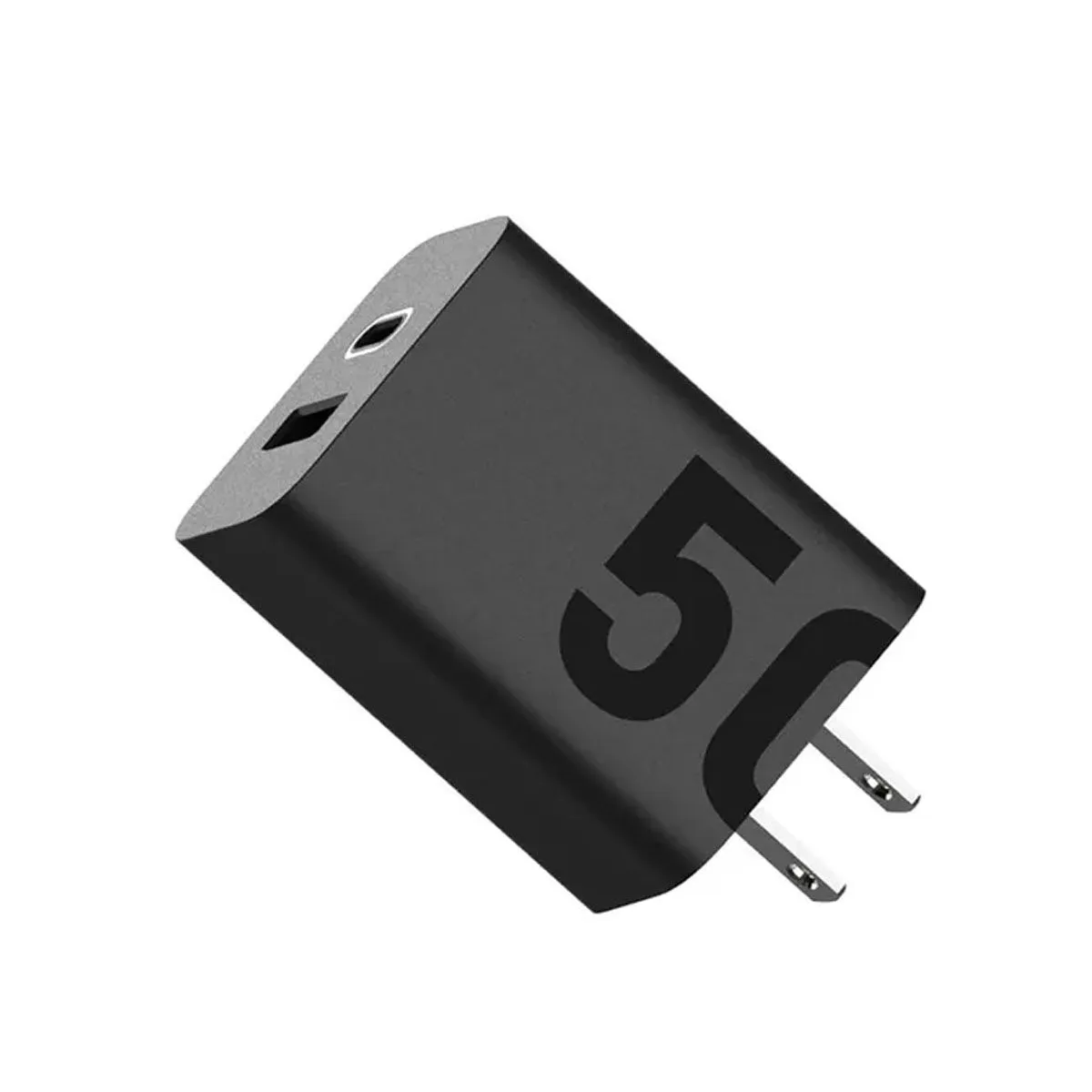 MOTOROLA - Cargador Motorola Turbo Power Puerto Dual 50W Cable USB-C Negro
