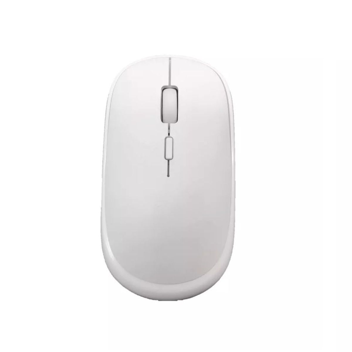 OEM - Mouse Recargable Dual Bluetooth + Wireless 2.4 GHz SLIM - BLANCO