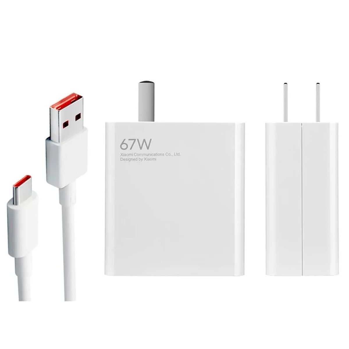 GENERICO - Cargador 67W Carga Rápida para Xiaomi  Cable tipo C