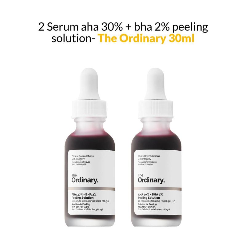 THE ORDINARY - 2 Serum AHA 30  BHA 2 Peeling Solution - The Ordinary 30ml.