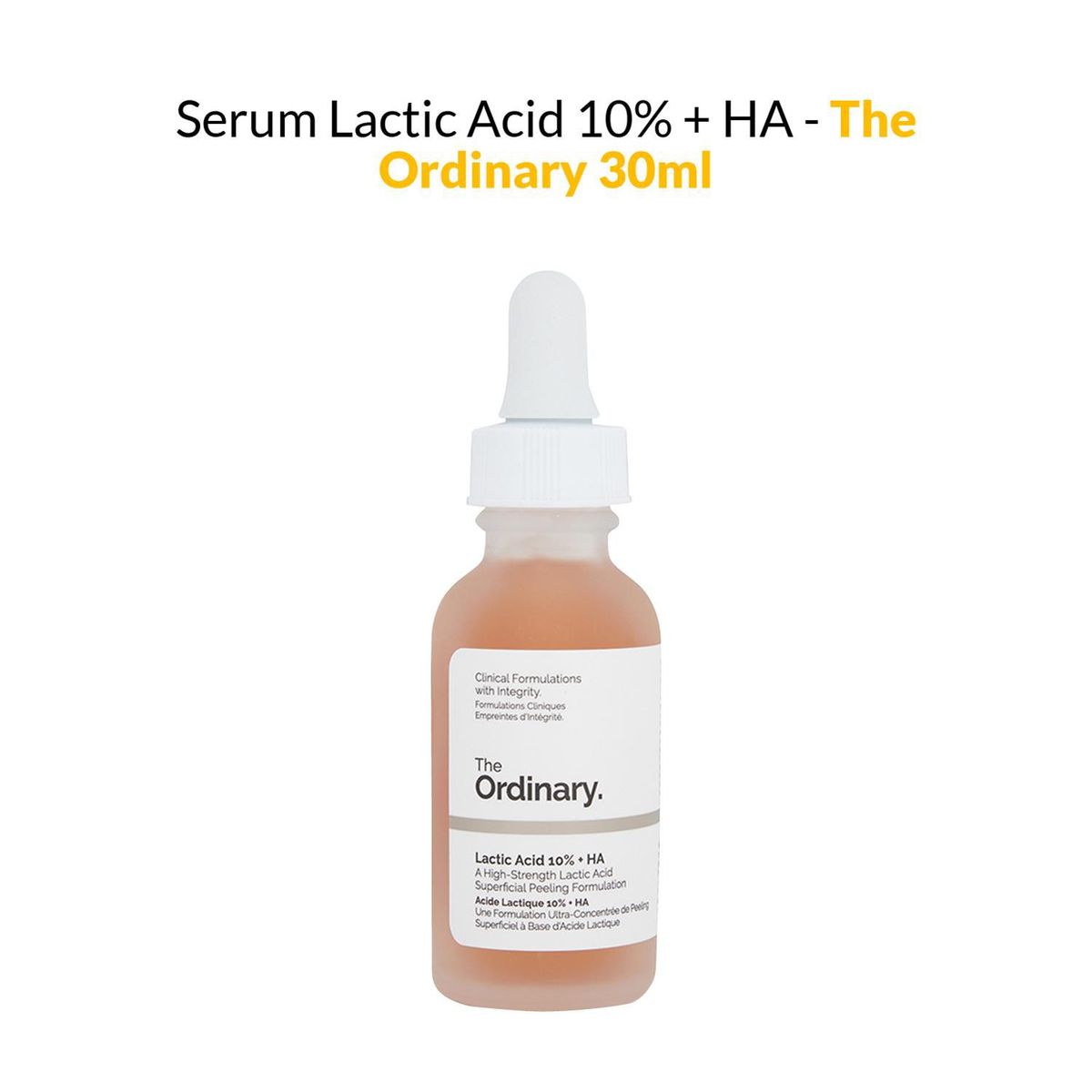 THE ORDINARY - Serum Lactic Acid 10  HA - The Ordinary 30ml.