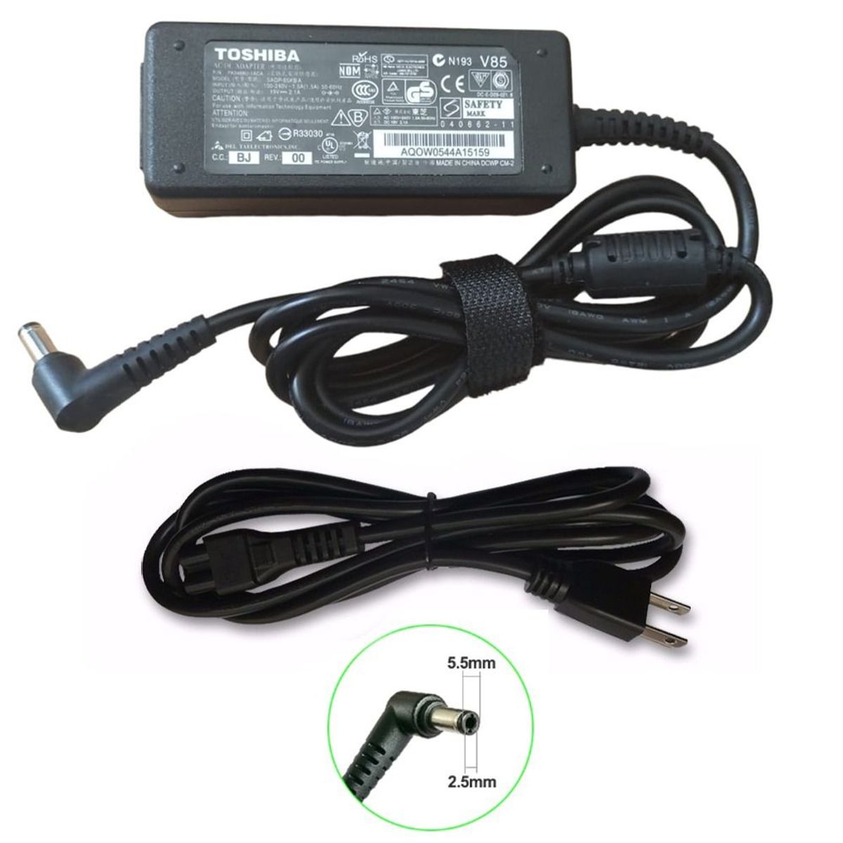 GENERICO - Cargador Genérico Laptop Toshiba 19V 21A 40w 55x25mm