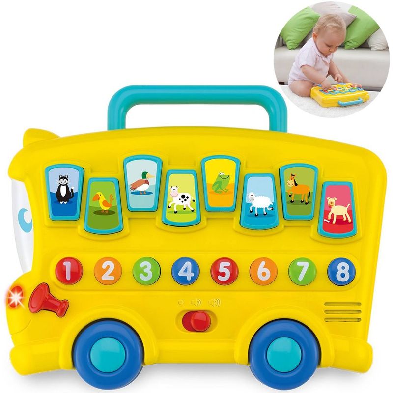 Juguete de bebé Winfun Bus interactivo con sonido WINFUN - Main Image