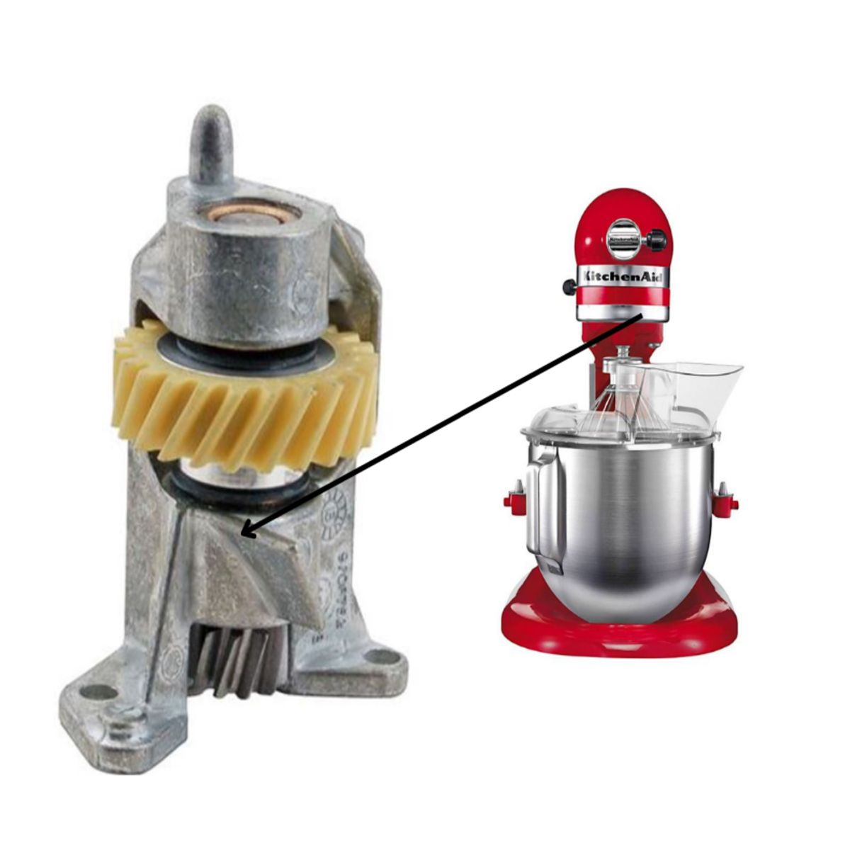 KITCHENAID - Engranaje Completo Batidora KitchenAid 240309-2