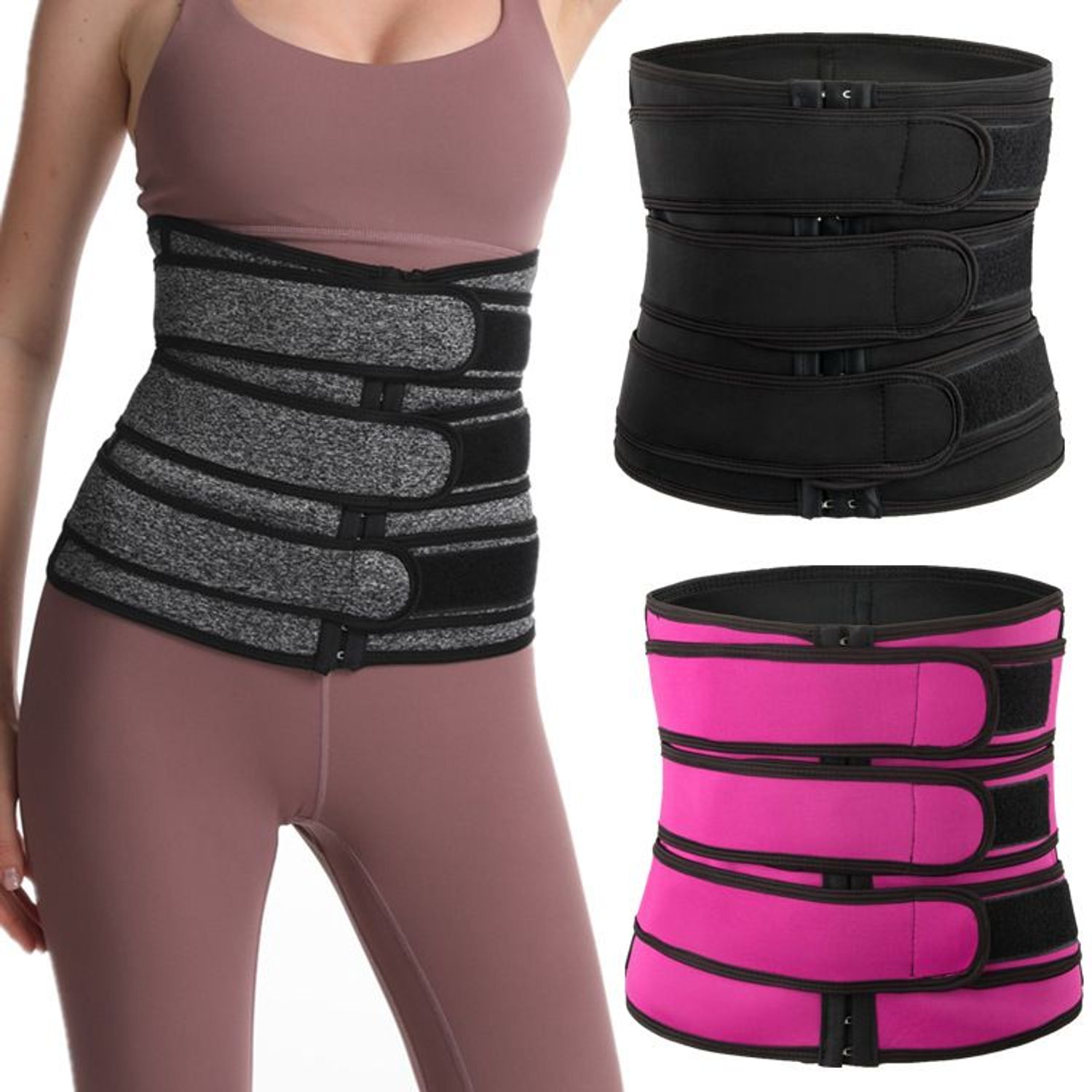 Faja Chaleco Ajustable Quema Grasa Cintura y Abdomen OEM