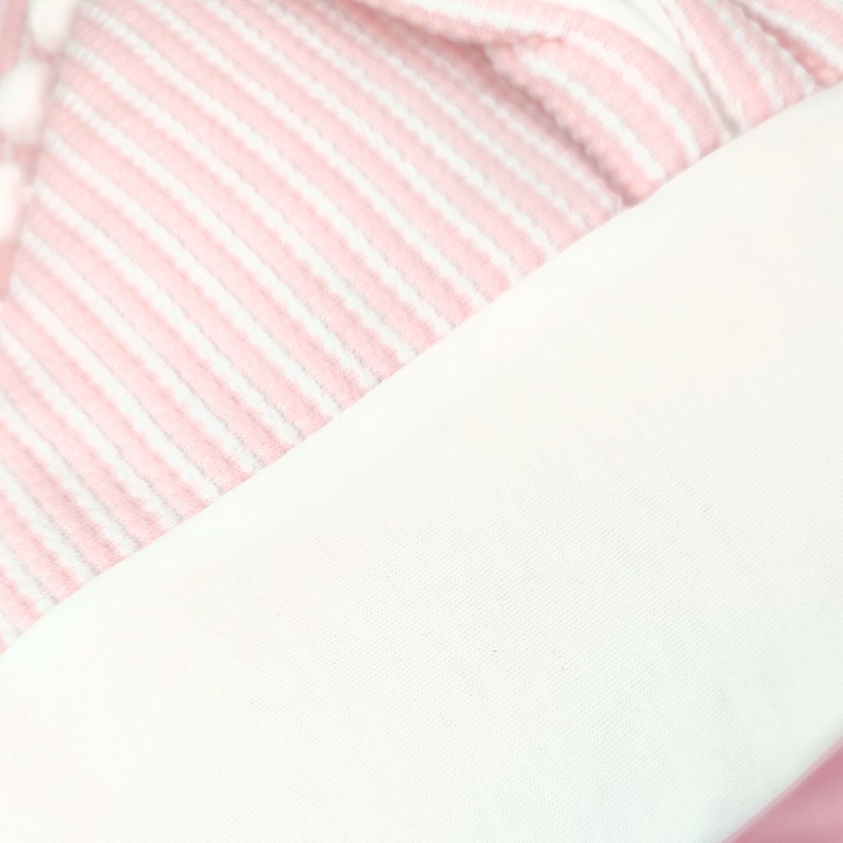 BABY MERINOS - Colcha Bebe acolchada - Orejitas Pop Corn - Rosado