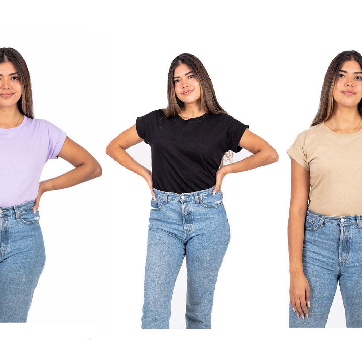 PYT - Pack x3 Polo Algodón Básico Mujer