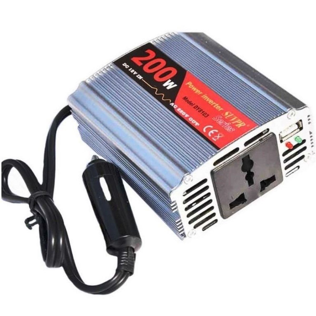 OEM - Inversor de Corriente para Auto de 12v A 220v Usb 200w Power