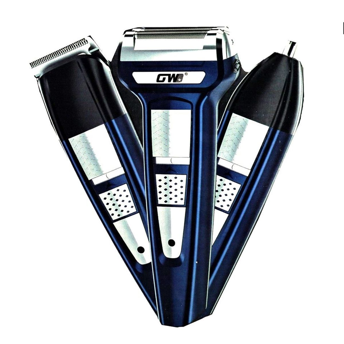 GENERICO - Maquina Afeitadora Rasuradora Gwb 3 En 1 Cabello,nariz,barba