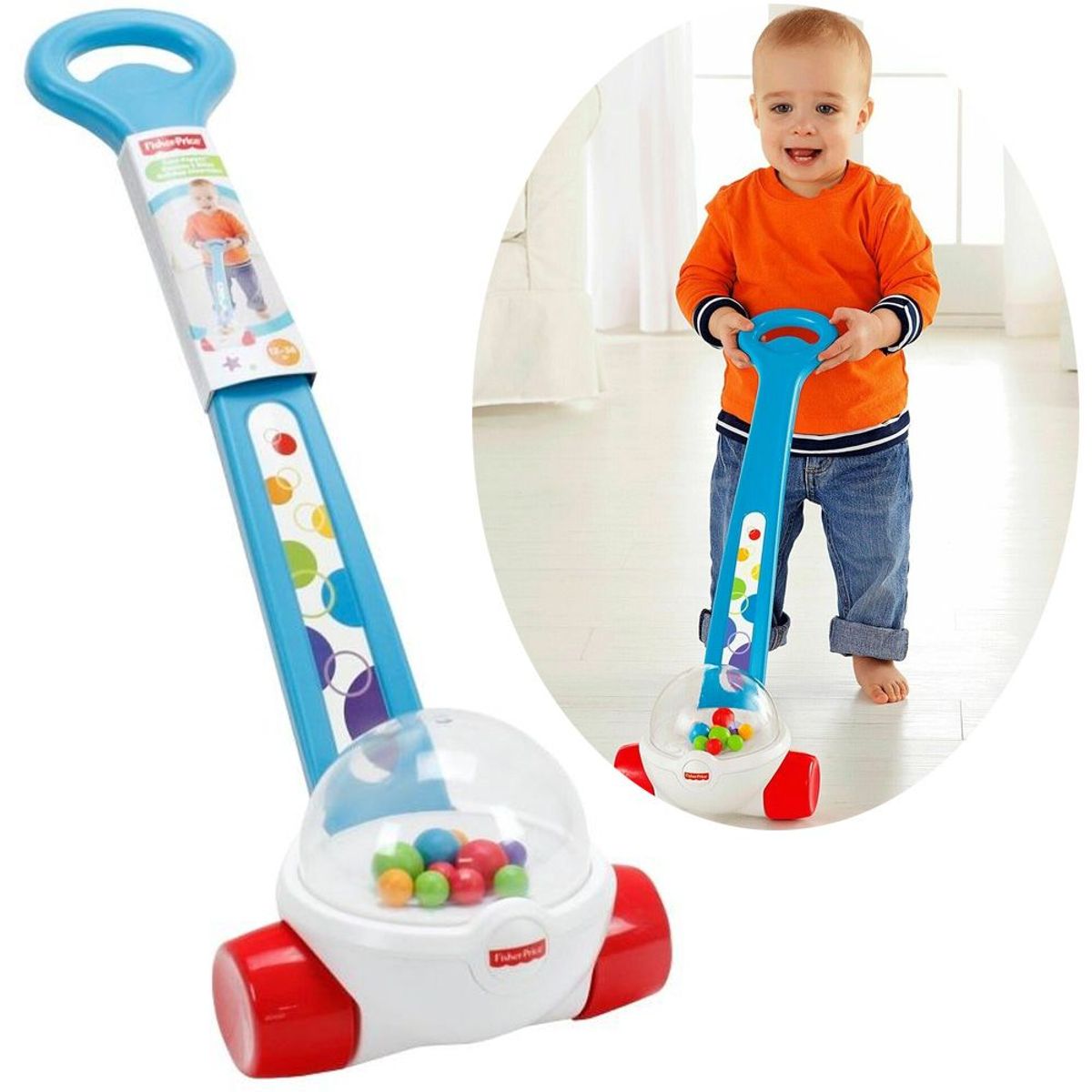 FISHER PRICE - Caminadora Andadera para Bebé Corn Popper Fisher Price