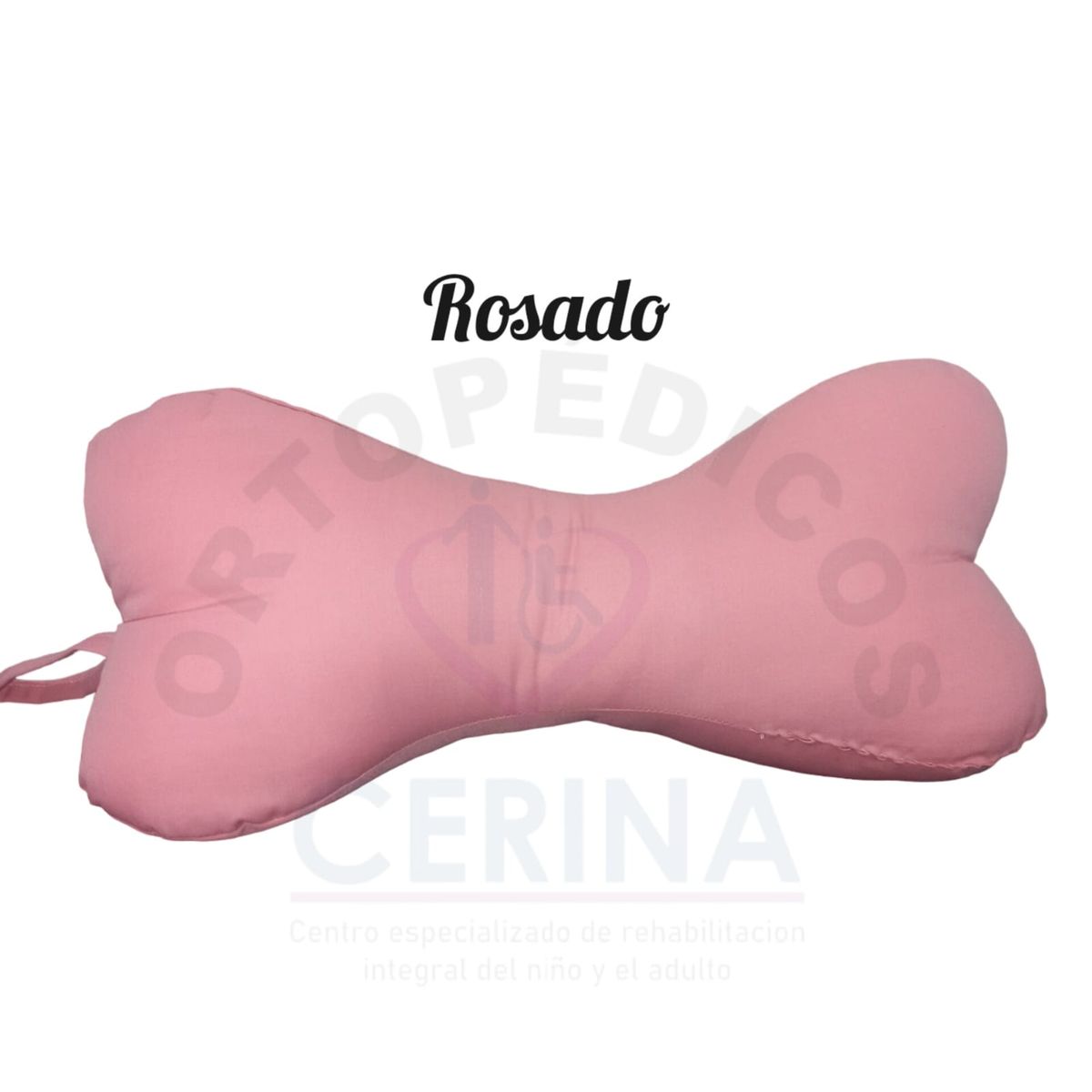 GENERICO - Almohada Hueso para Cuello Pies Rodillas Color Rosado