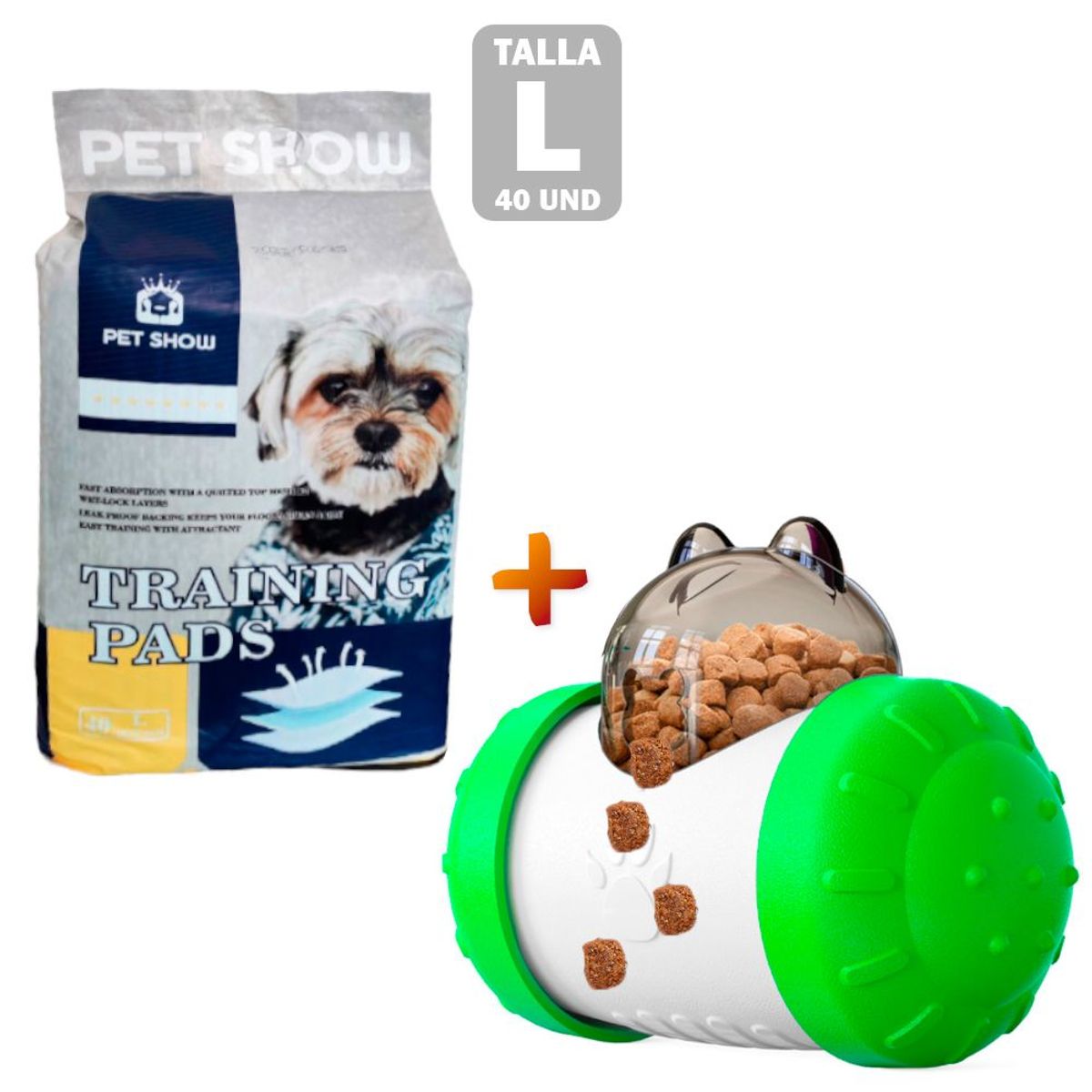 GENERICO - Pañales de Piso Absorbentes L Y Dispensador Premio RodanteVD