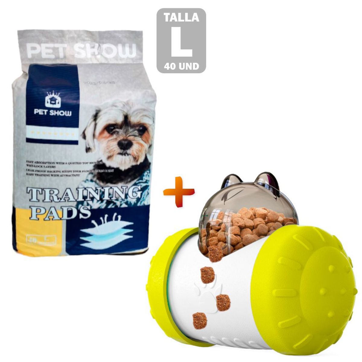 GENERICO - Pañales de Piso Absorbentes L Y Dispensador Premio RodanteAM