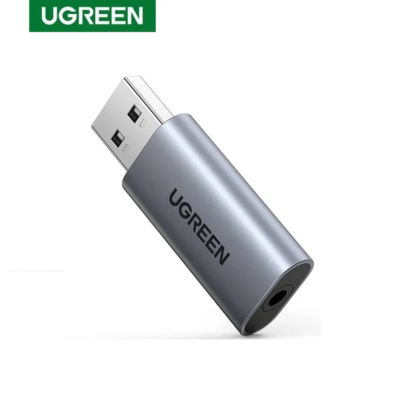 UGREEN - Tarjeta de sonido USB a Jack 35mm UGREEN