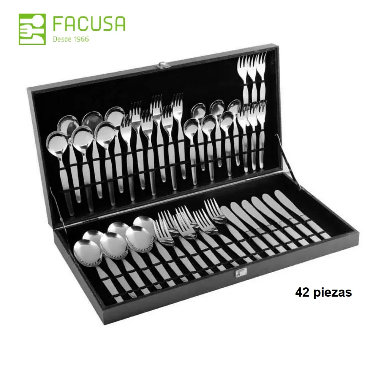FACUSA - Set de Cubiertos Facusa de 42 piezas- Original Facusa