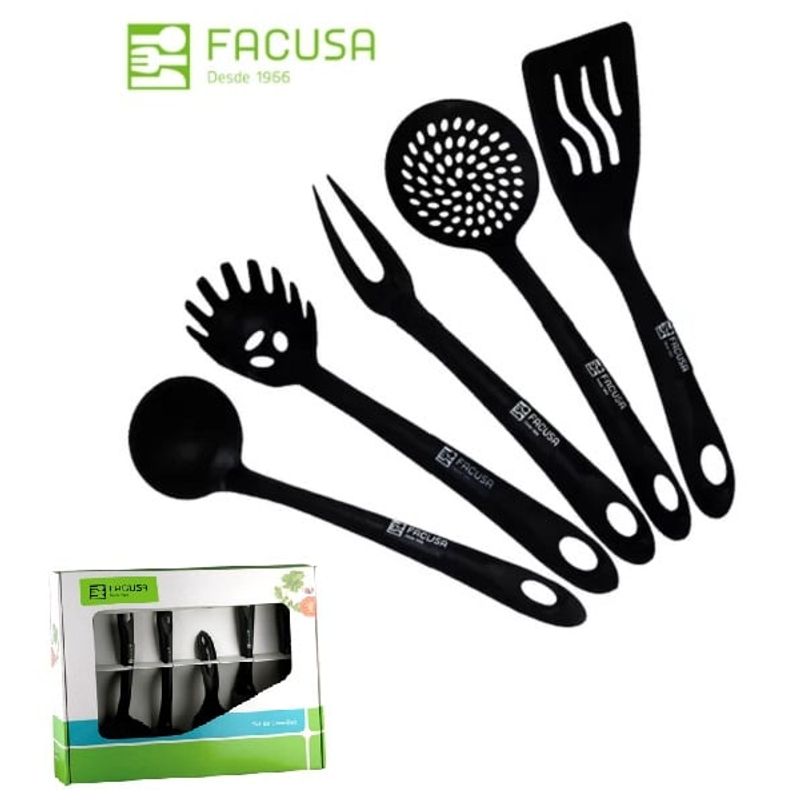FACUSA - Utensilios de Nylon con Cuchillo Facusa