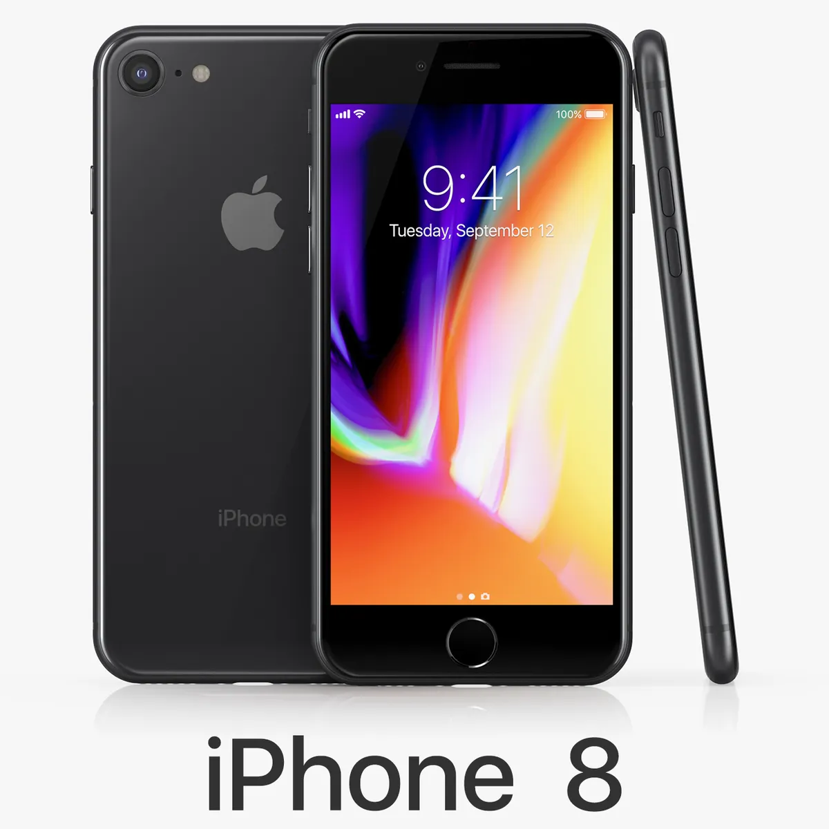 APPLE - iphone 8 64gb Grado A   ENVIO INMEDIATO Gris  Reacondicionado