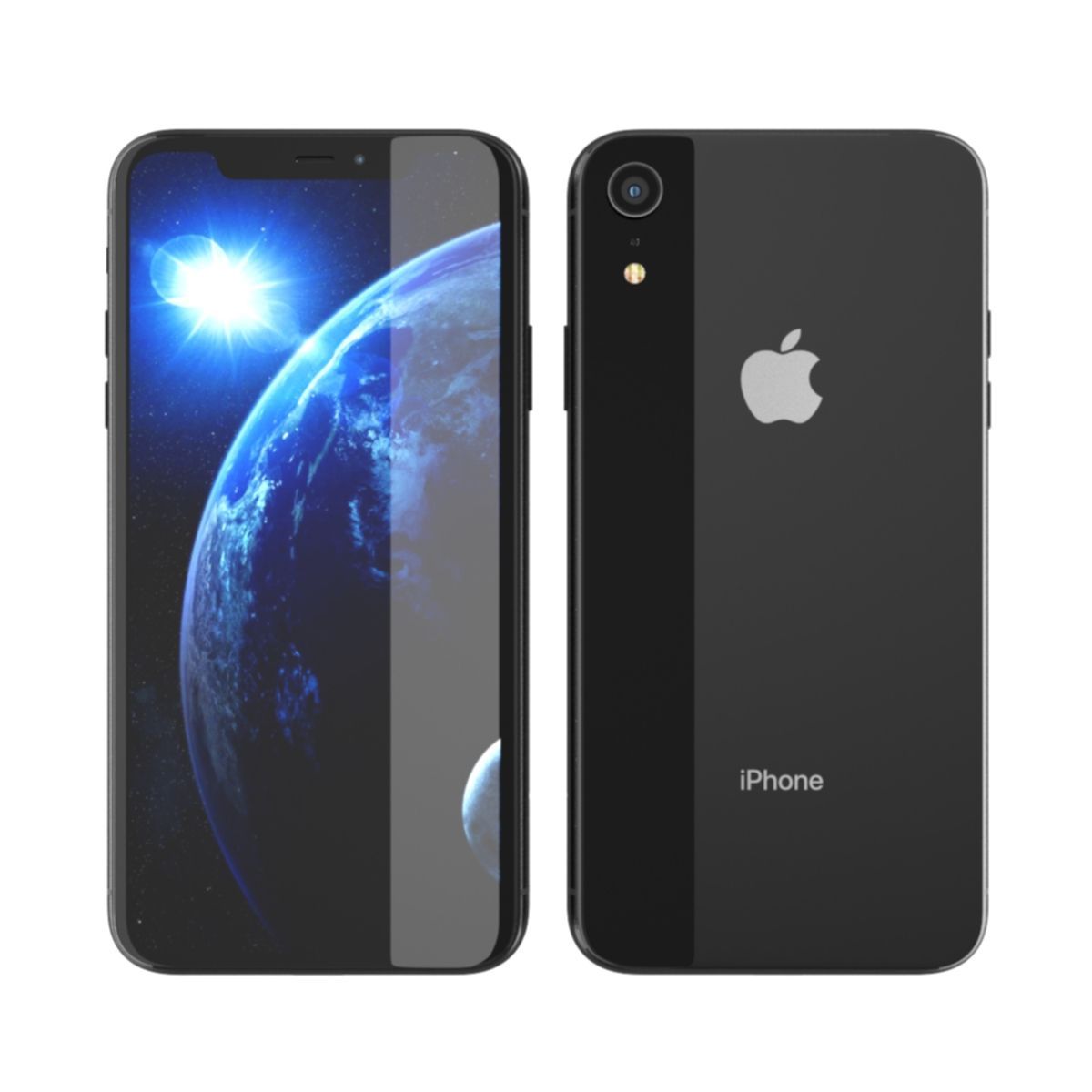 APPLE - iphone XR  64GB Grado A, Bateria 100%, ENVIO INMEDIATO, Negro, Reacondicionado.