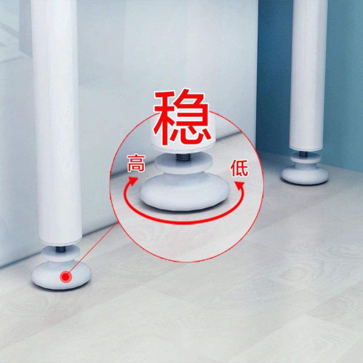 GENERICO - Organizador Estante de Baño 3 niveles Blanco