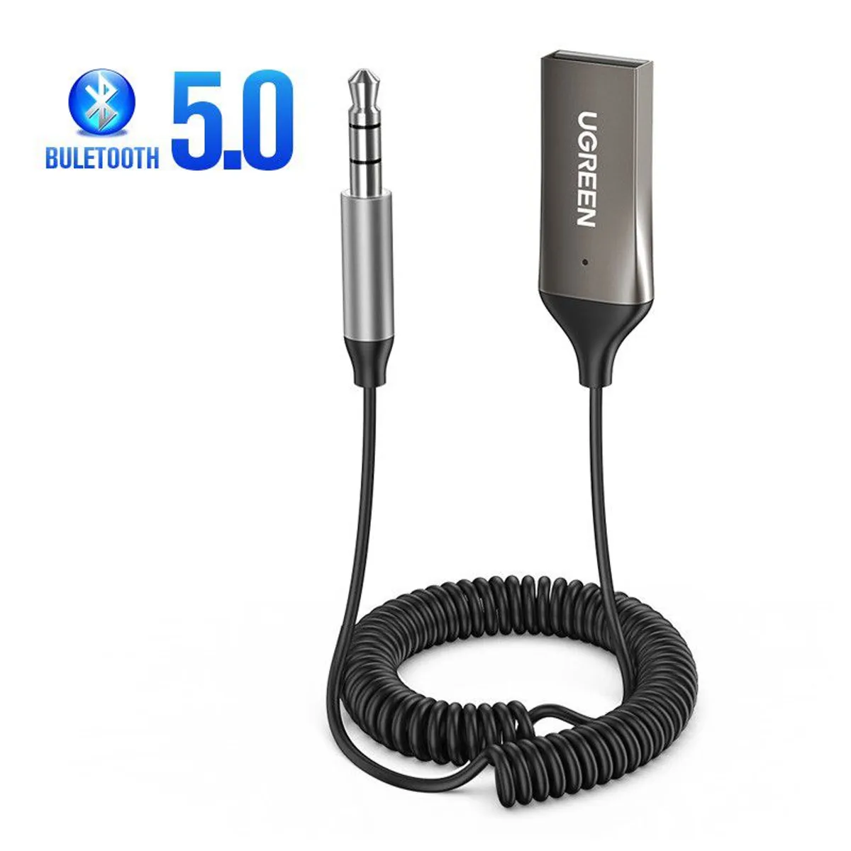 UGREEN - Receptor Usb Bluetooth 5.0 Jack 3.5mm Auto Ugreen