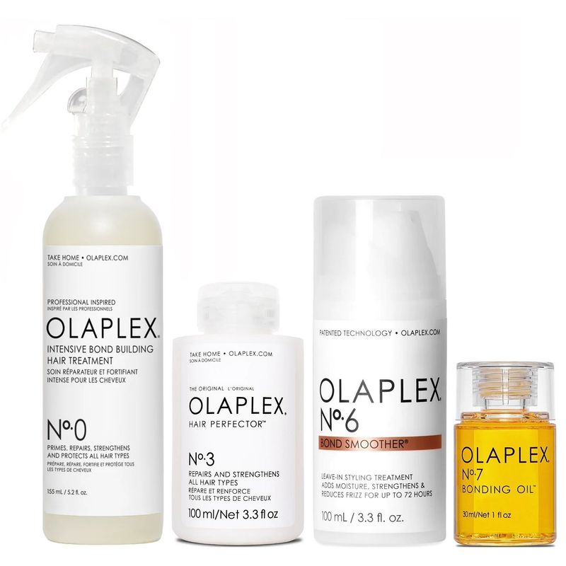 OLAPLEX - Olaplex N°0 + N°3 + N°6 + N°7 Tratamiento Reparador Intensivo