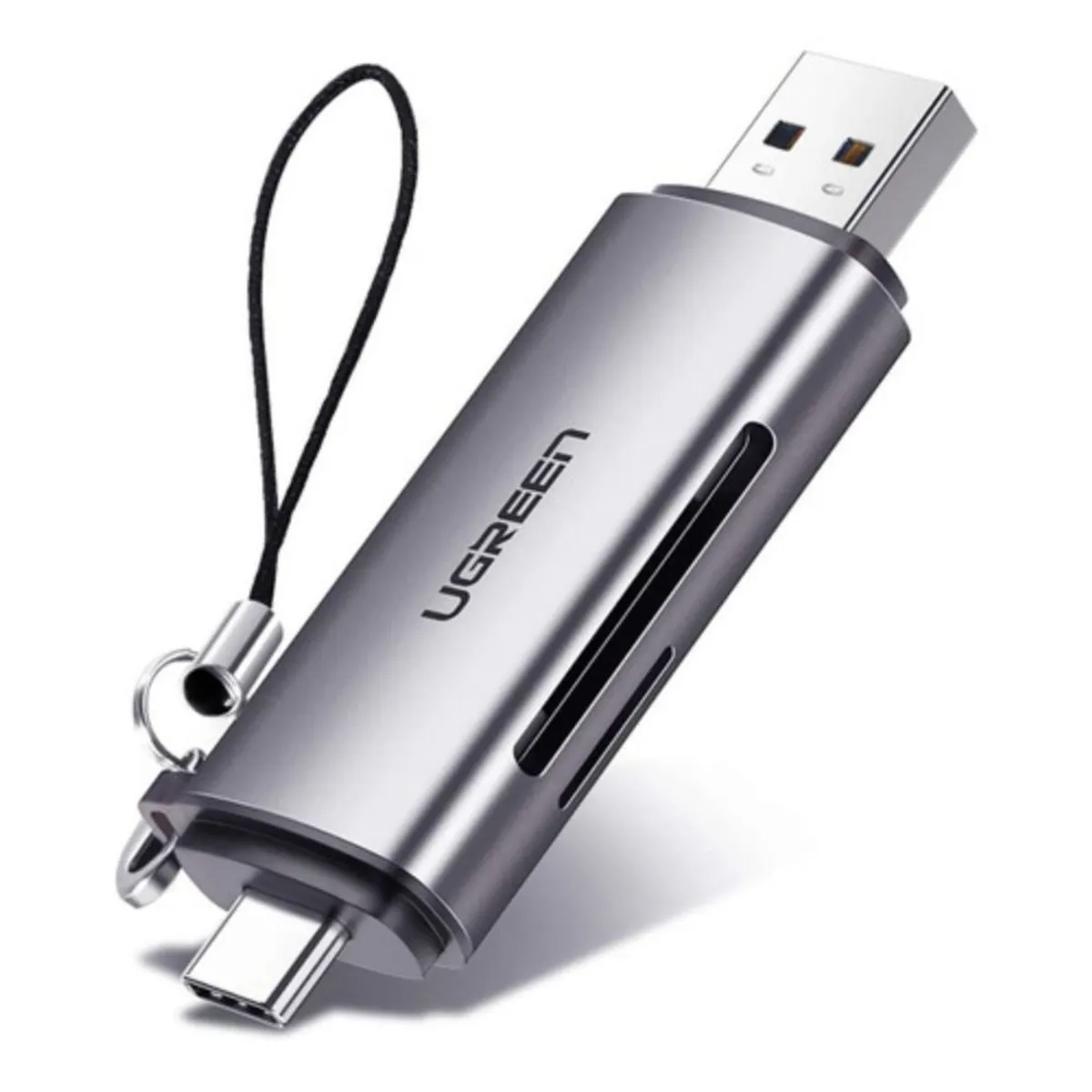 UGREEN - Lector de tarjeta SD y micro SD a USB 3.0 Y USB tipo C - UGREEN