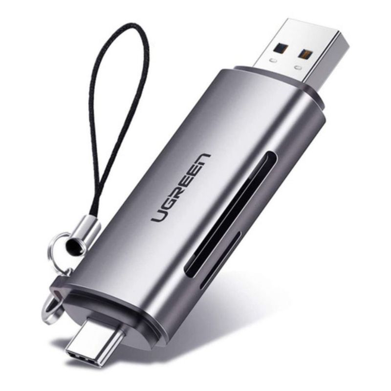 UGREEN - Lector de tarjeta SD y micro SD a USB 3.0 Y USB tipo C - UGREEN