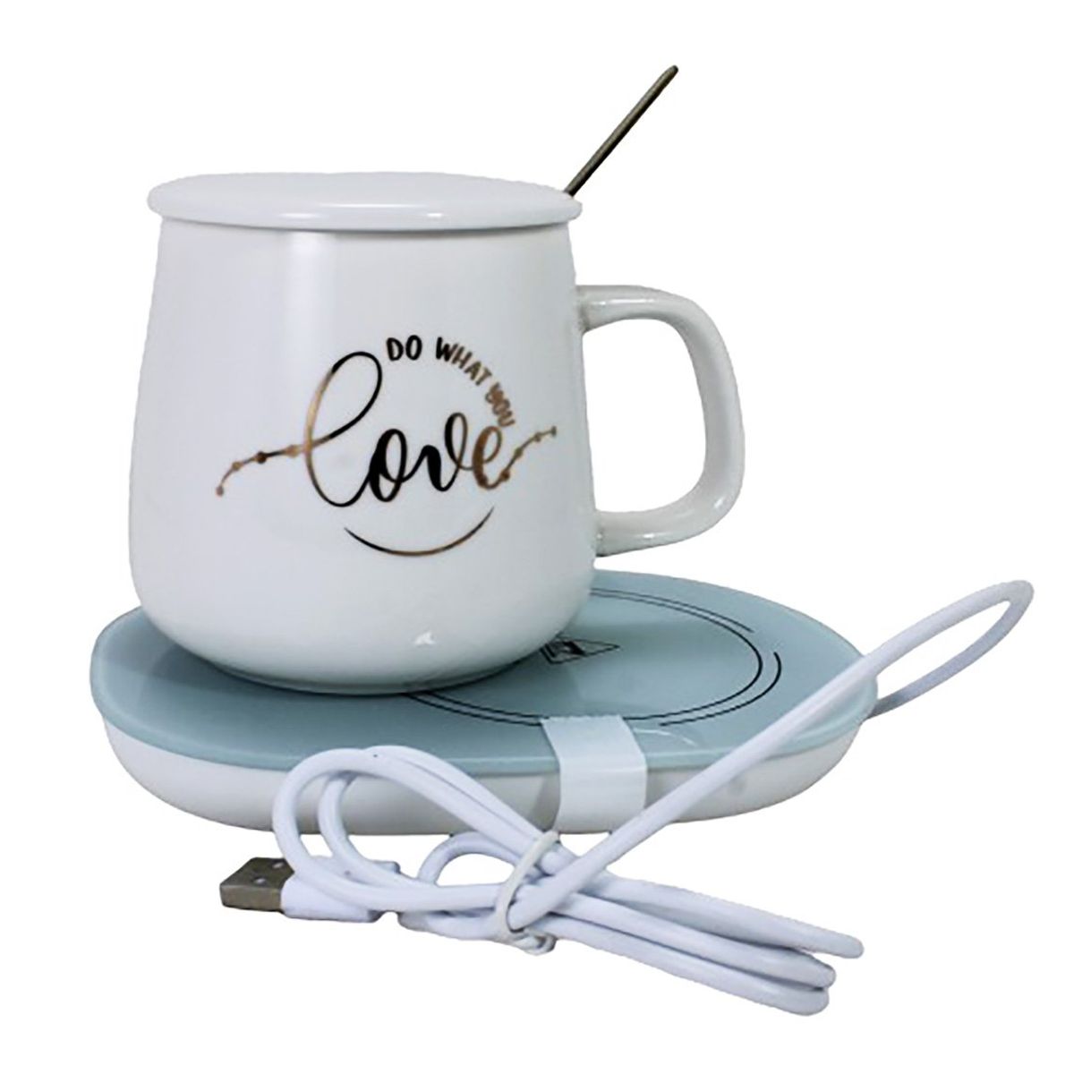 GENERICO - Tasa inteligente Inalámbrico Mugs Café Té Mate Color Blanco