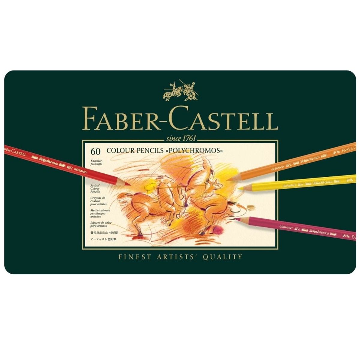 FABER-CASTELL - Colores Polychromos x 60