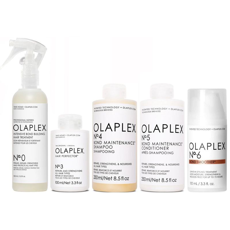 OLAPLEX - Olaplex N°0 + N°3 + N°4 + N°5 + N° 6 Tratamiento Reparador Intensivo
