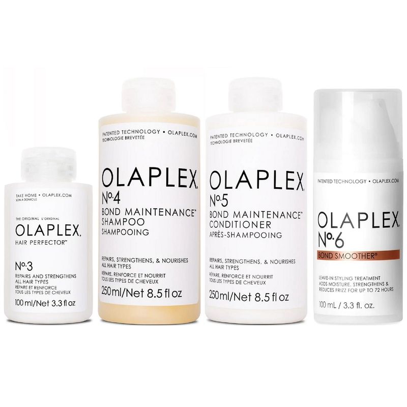 OLAPLEX - Olaplex N°3 + N°4 + N°5 + N°6 Tratamiento Reparador Intensivo