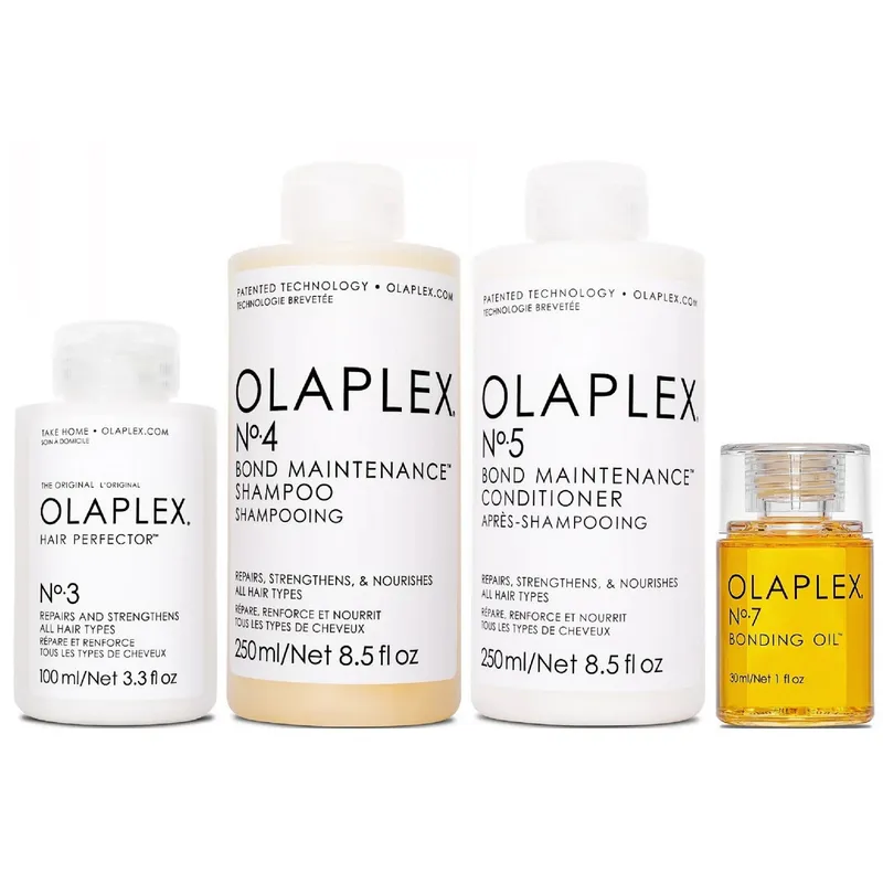 OLAPLEX - Olaplex N°3 + N°4 + N°5 + N°7 Tratamiento Reparador Intensivo