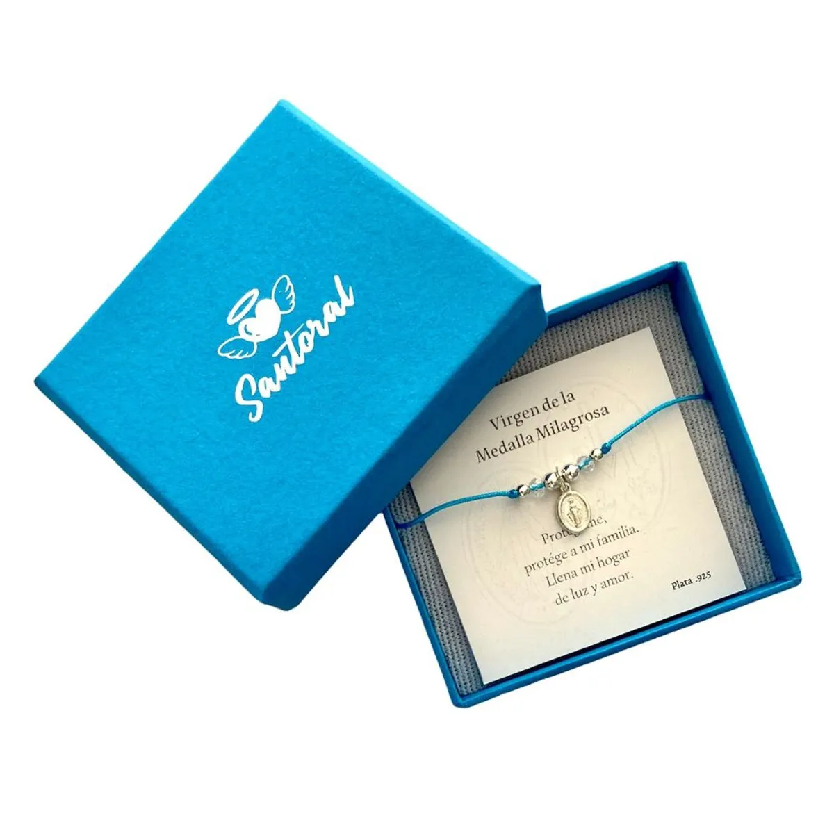 SANTORAL - Pulsera de la Medalla Milagrosa - Hilo y Plata