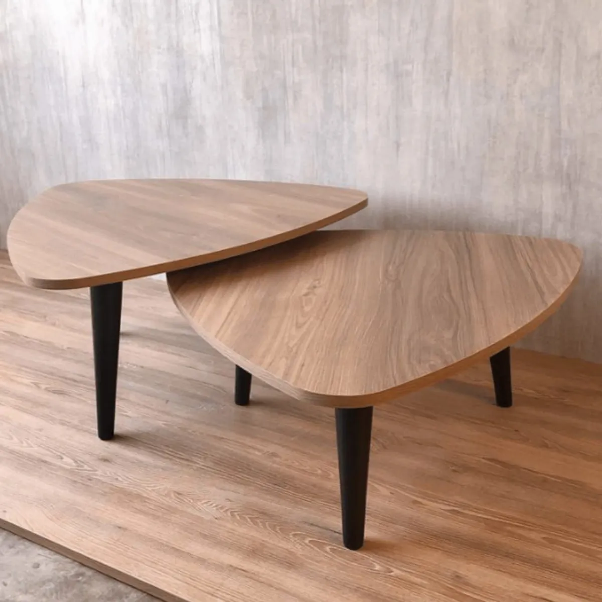 GENERICO - Mesa de centro estilo nido nogal